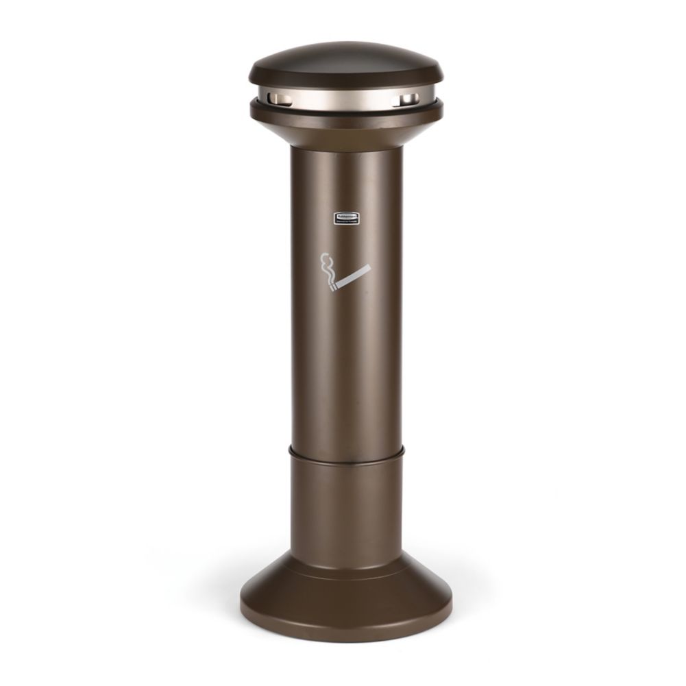 Rubbermaid Infinity&trade; Bronze High Capacity Smoking Receptacle