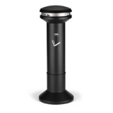 Rubbermaid Infinity&trade; Black High Capacity Smoking Receptacle