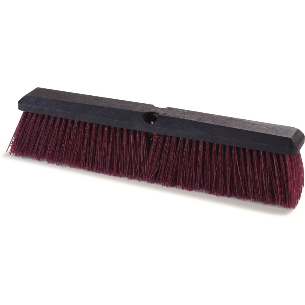 Carlisle Flo-Pac&reg; Heavy Floor Sweep For Broom, Maroon, 18"