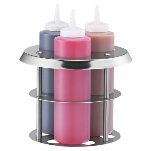 Server Triple Squeeze Bottle Holder w/ (3) 16 oz Bottles, 86819