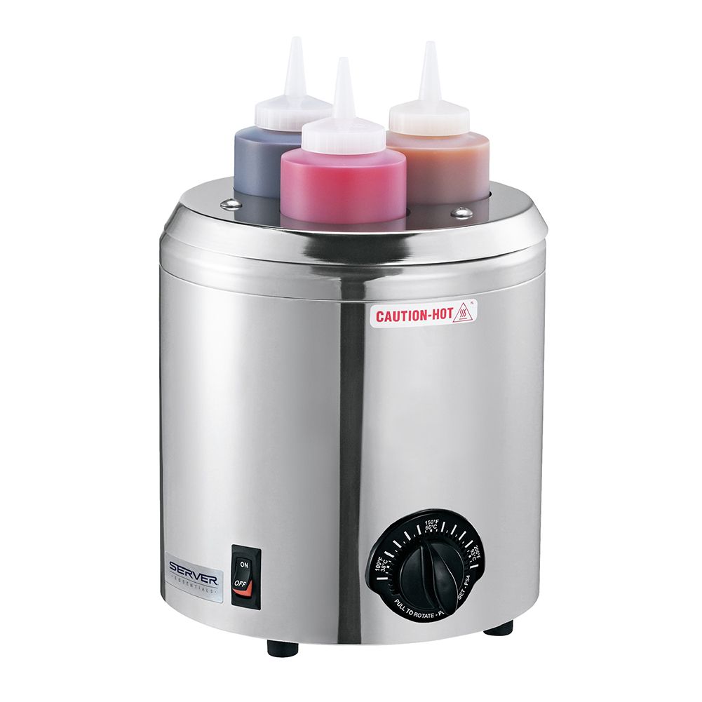 Server Signature Touch S/S 3-Bottle Squeeze Bottle Warmer, 86810.