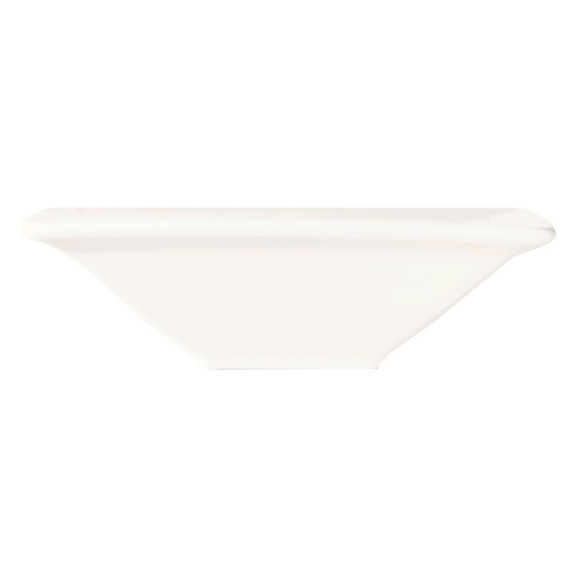 Slate Ultra Bright White 7 oz Square Fruit Bowl