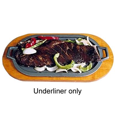 Jumbo Rectangular Wood Underliner f/ FFT1 Serving Griddle, 19.5x9-3/4