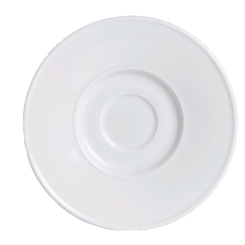 Steelite Rene Ozorio Argento&trade; White 6-1/4" Saucer