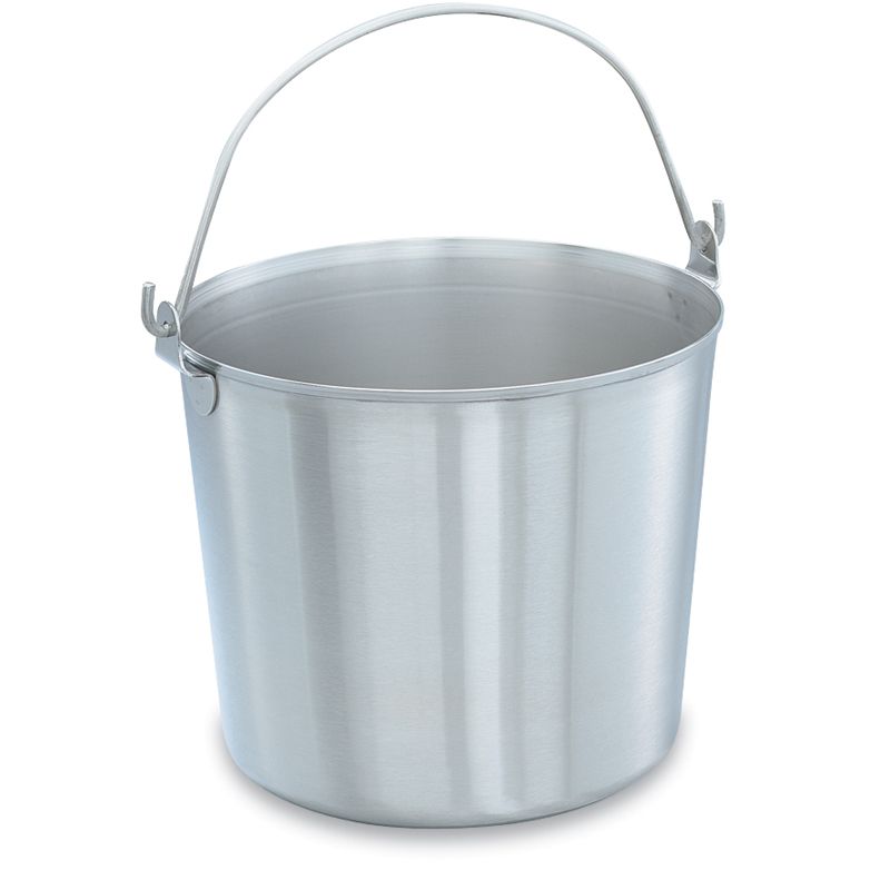 S/S Utility Pail w/ Handle, 13 Qt