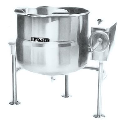 Blodgett 80 Gallon Direct Steam 3-Leg Kettle w/ Manual Tilt Mechanism