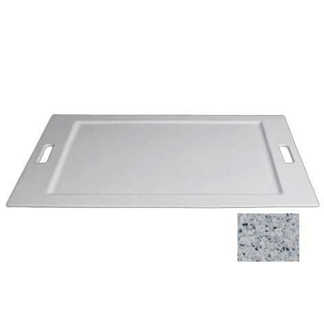 Bugambilia Large Rectangular Tray w/ Handles, Gray