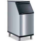 S/S Top Hinged Ice Storage Bin w/ Front Opening Door, 310 LB Capacity
