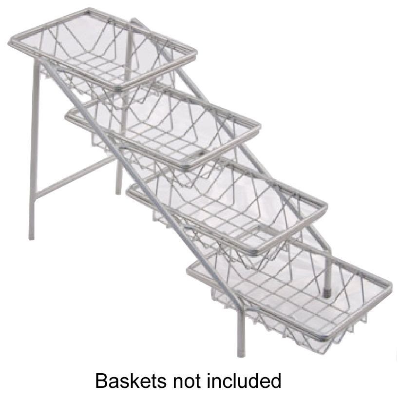 Dover Metals Nickel 4-Tier Amenity Stand