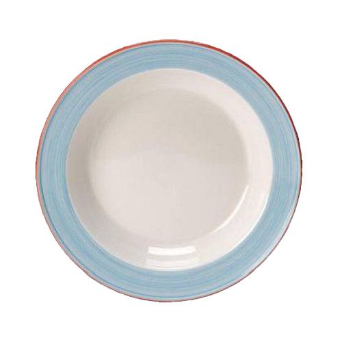 Steelite  Simplicity Rio Blue 12.8 Oz Soup Plate