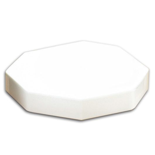 Cal-Mil&reg; 10" x 1" White Octagon Riser