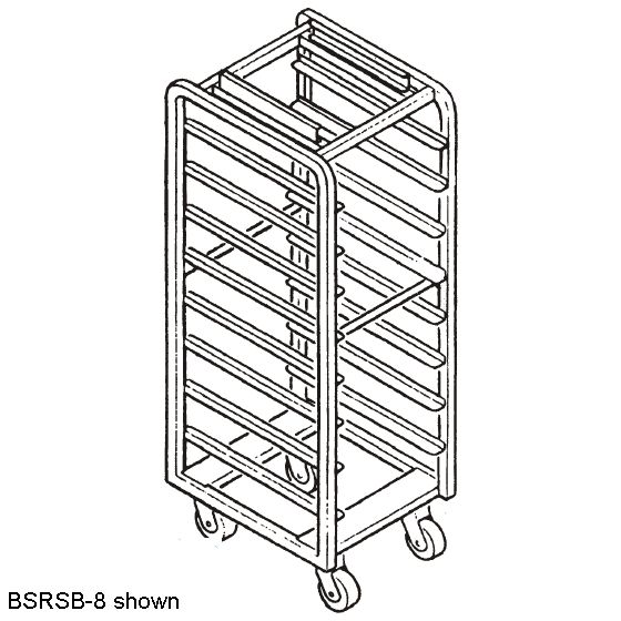 Baxter 69.8" Roll-In Single Oven Rack
