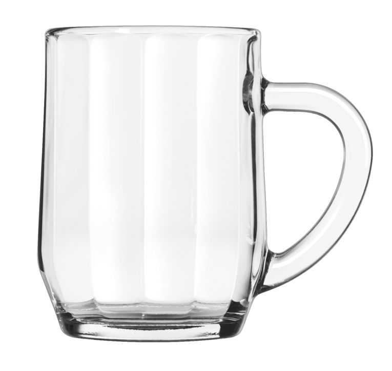 Libbey&reg; 10 Oz. All-Purpose Glass Optic Mug