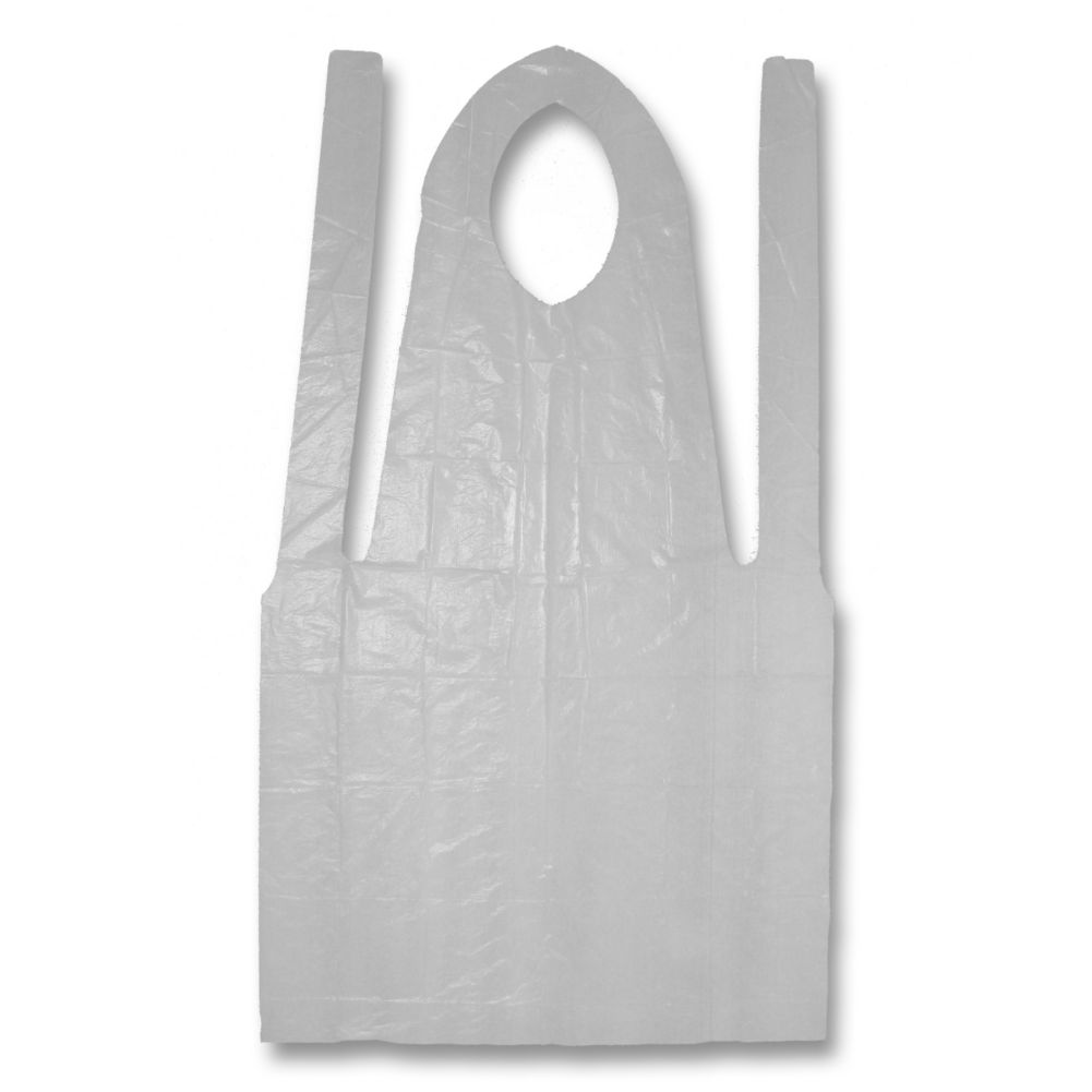 Tradex Disposable Poly Foodservice Apron, 24" x 42"