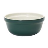 Tuxton&reg; 14 Oz. Hunter Green/Eggshell Casserole Dish
