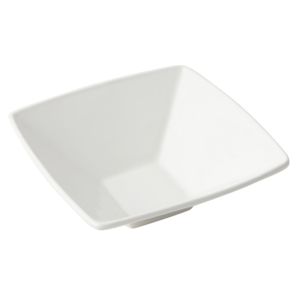 Bon Chef White Sandstone 12 oz Individual 4-Sided Bowl
