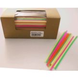 Cell-O-Core 8" Assorted Colors Stir Straws