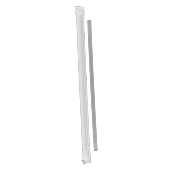 Georgia Pacific Dixie&reg; Jumbo 7-3/4" Clear Straw