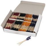 Wood Club Frilled 4" Toothpicks