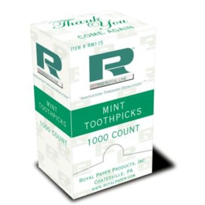 Cello Wrapped Mint Toothpicks