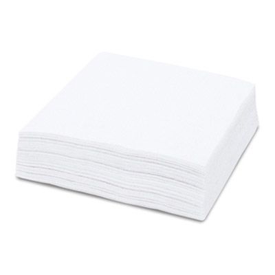 Prime Source&reg; White 1-Ply 4-7/10" Square Beverage Napkins