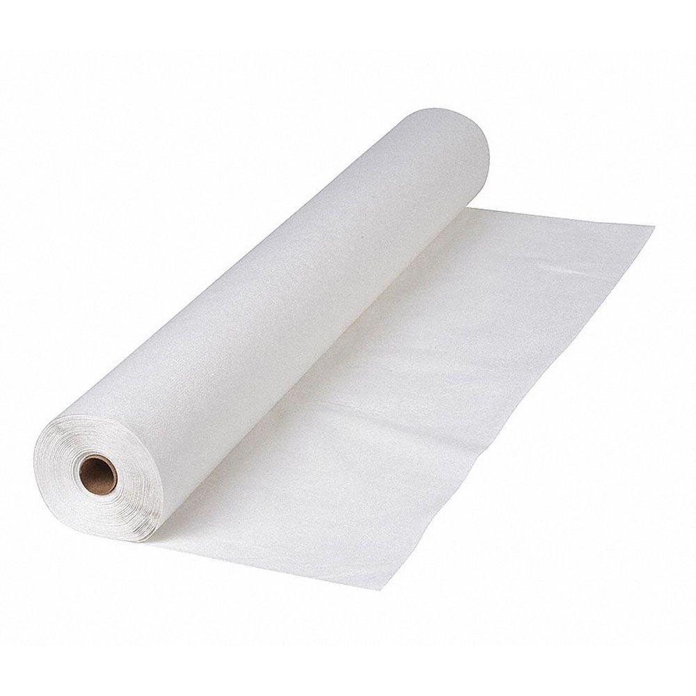 Hoffmaster&reg; 40" x 300' Bright White Paper Roll Table Cover