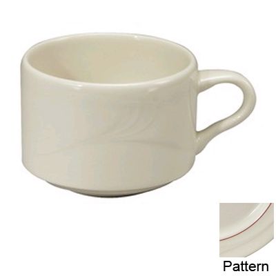 Oneida&reg; Espree&trade; Accent Burgundy 9 Oz. Stackable Cup