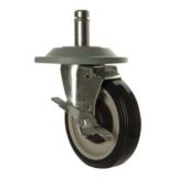 Focus Foodservice Heavy Duty 5" Threaded Swivel Caster