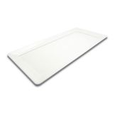 Delfin 33 x 16 x 1.75 Rectangular White Melamine Tray