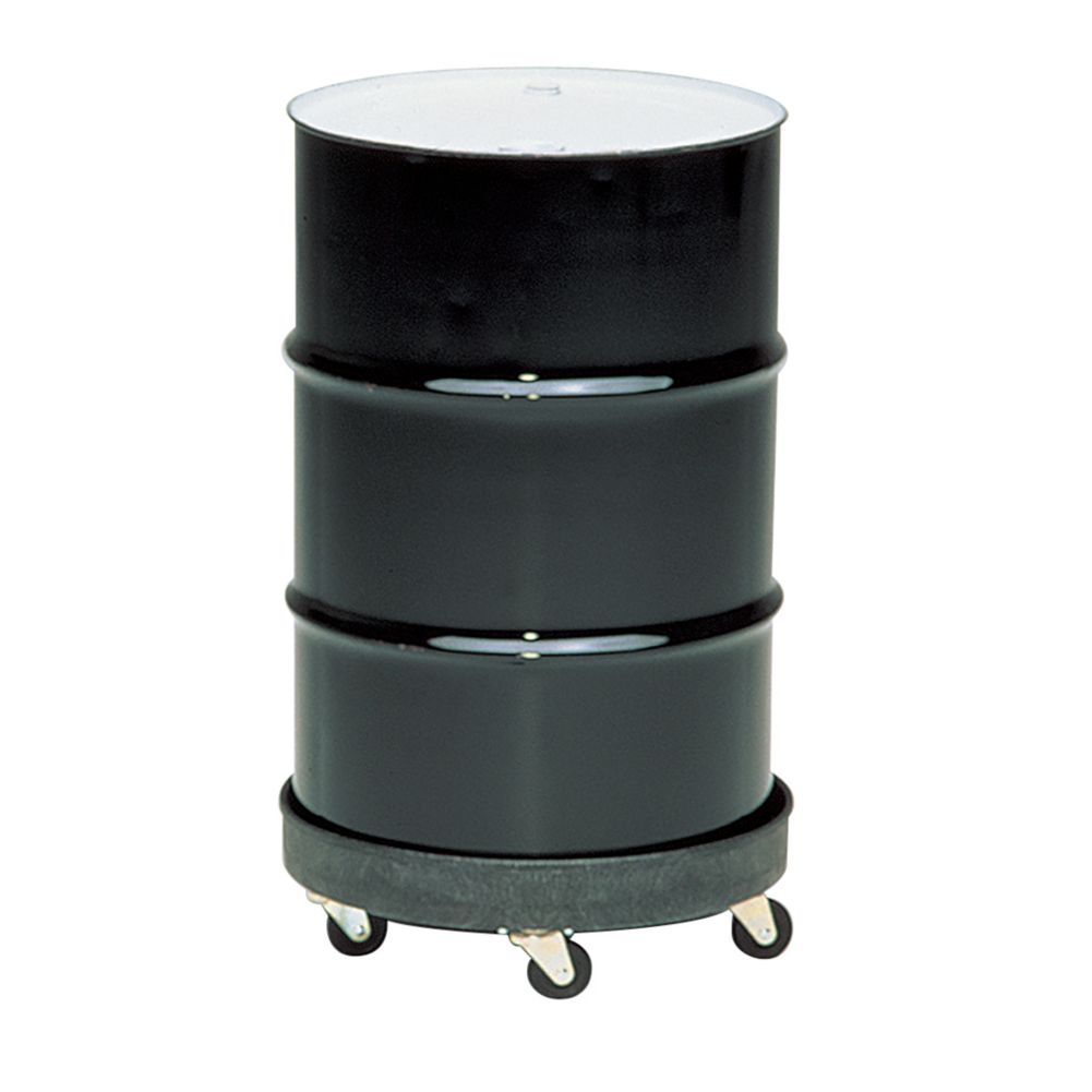 Rubbermaid BRUTE&reg; Black Universal Drum Dolly for 2655 Containers