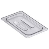 Cambro Clear Camwear&reg; 1/4 Size Food Pan Cover w/ Handle