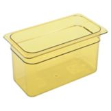 Cambro Amber 1/3 Size High Heat H-Pan&trade; 6" H