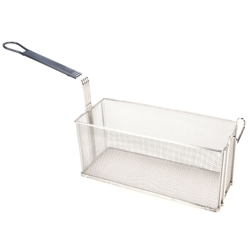Pitco&reg; 16.25 x 6.5 x 7" Oblong Basket with Front Handle