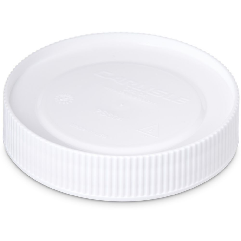 Carlisle&reg; Store 'n Pour Cap, White