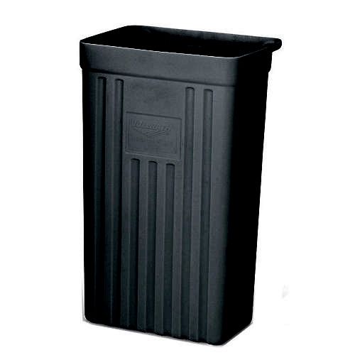 Refuse Bin for Carts, Black