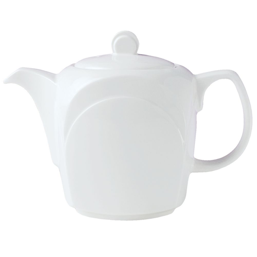 Steelite Distinction Bianco White 12 Oz. Teapot with Lid C