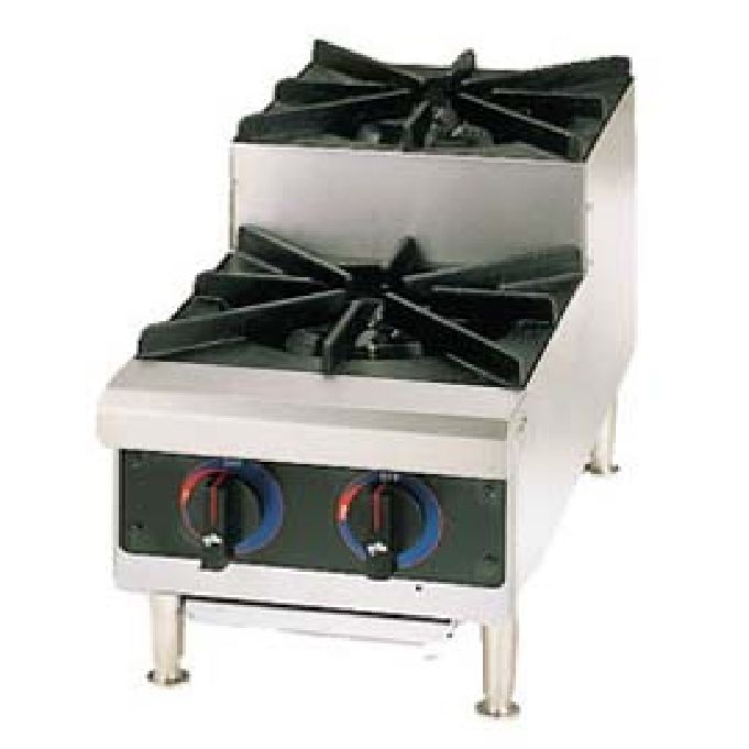 Star&reg; Mfg Star-Max&reg; Gas Step-Up 2-Burner Hot Plate