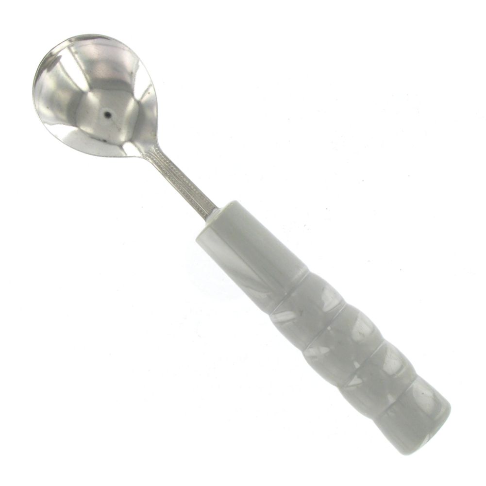 Weighted Soup spoon, Plastic Handle, 8 oz