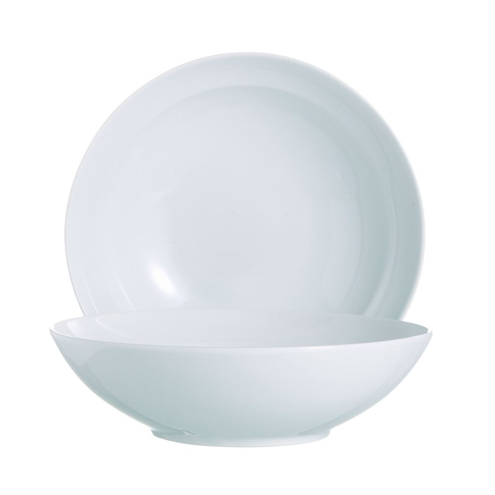 Cardinal Arcoroc Vintage White Porcelain 16-3/4 Oz. Soup / Cereal Bowl