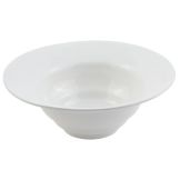 Bon Chef White Sandstone 13" Wide Rim Bowl