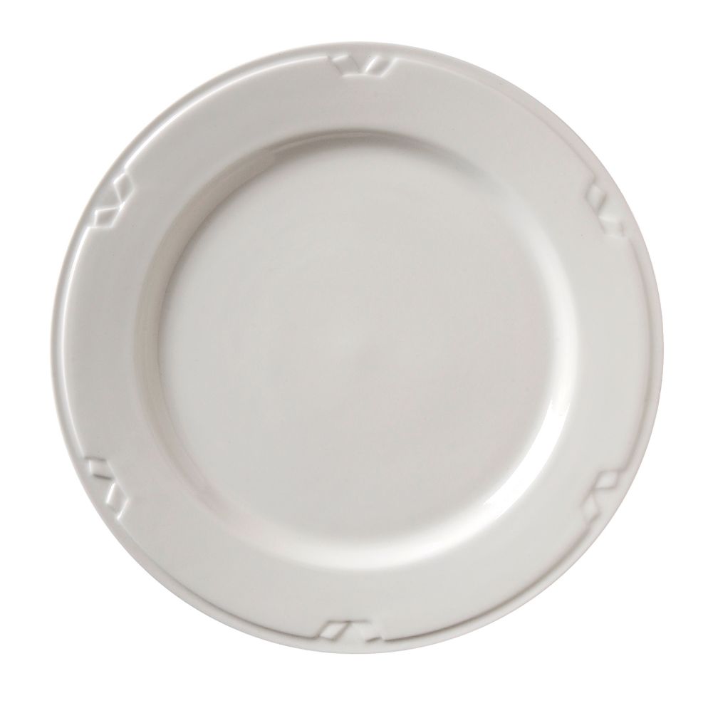 Vertex&reg; China Kentfield Collection White 10-3/4" Plate