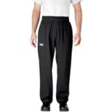 Chefwear&reg; XL Black/Grey Pinstripe Ultimate Chef Pants