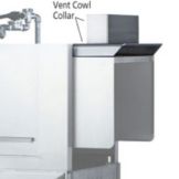 Jackson Vent Cowl Collar w/ Adjustable Damper for Conveyor Dishwashers