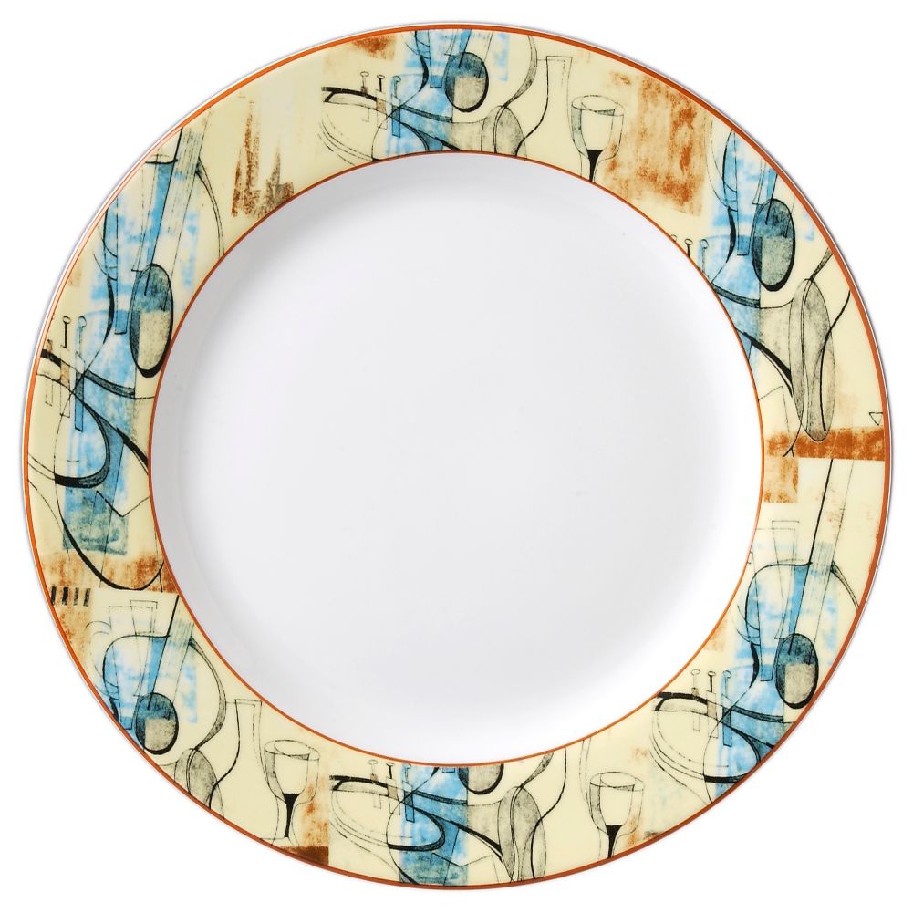 Vertex&reg; China Rubicon Palm Nightlife 9" Plate