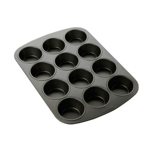 Focus Foodservice Carbon Steel Non-Stick 12-Cup Muffin Pan