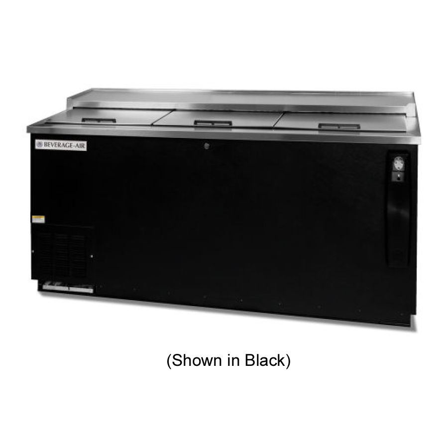 Beverage-Air 80" Stainless Steel Flat Top Bottle Cooler