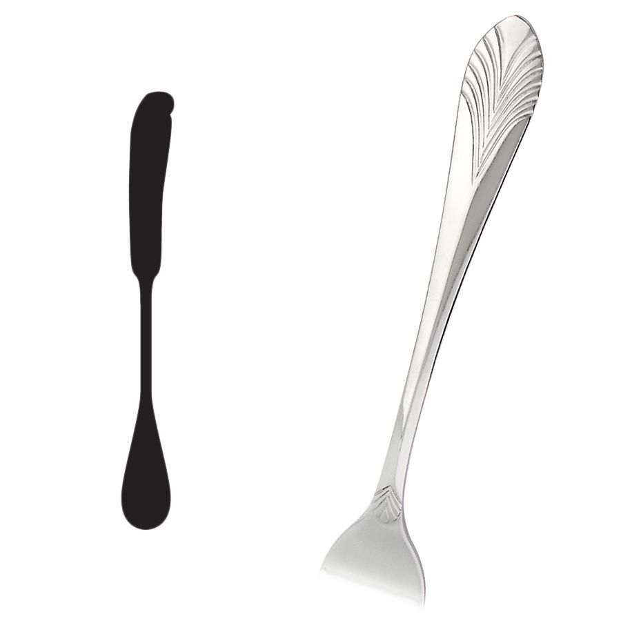 Walco Showboat&trade; Stainless Steel Butter Spreader, 6-3/4"