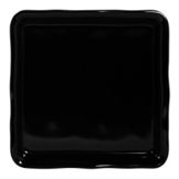 Elite Global Black Organic Edged Square Tray