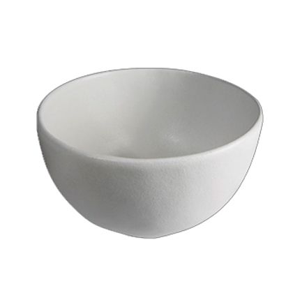 Bugambilia Round Resin Coated Buffet Bowl, Solid White, 101-1/2 oz