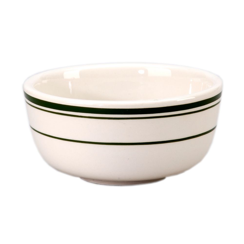 Vertex&reg; China Del Mar Green Collection 9-1/2 Oz White Jung Bowl